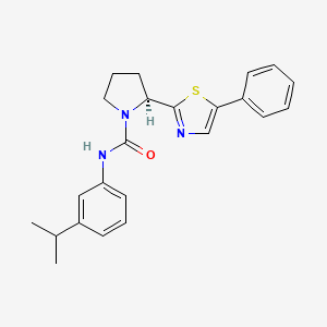 molecular formula C23H25N3OS B12405484 TRPV1 antagonist 3 