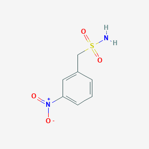 molecular formula C7H8N2O4S B124055 1-(3-硝基苯基)甲磺酰胺 CAS No. 110654-66-5