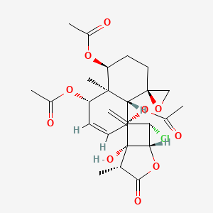 molecular formula C26H33ClO10 B12405504 Junceellolide C 