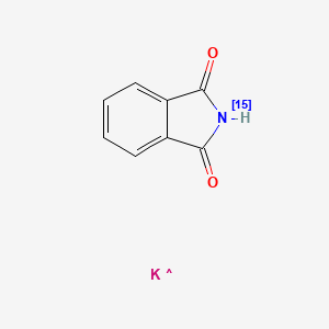 molecular formula C8H5KNO2 B12405519 Potassium 1,3-dioxoisoindolin-2-ide-15N 