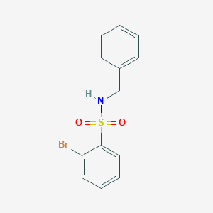 molecular formula C13H12BrNO2S B1240554 N-benzyl-2-bromobenzenesulfonamide CAS No. 321704-27-2