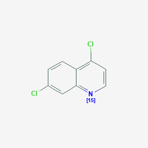 molecular formula C9H5Cl2N B12405548 4,7-Dichloroquinoline-15N 