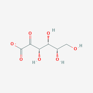 molecular formula C6H9O7- B1240557 2-Dehydro-L-idonate 