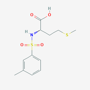 molecular formula C12H17NO4S2 B12405609 (m-Tolylsulfonyl)-L-methionine 