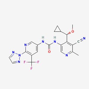 molecular formula C21H19F3N8O2 B12405624 Malt1-IN-3 