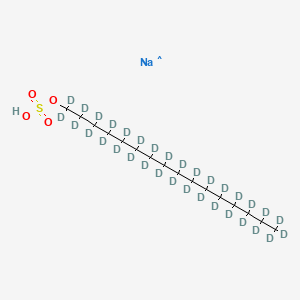 molecular formula C16H34NaO4S B12405627 Sodium hexadecyl sulfate-d33 