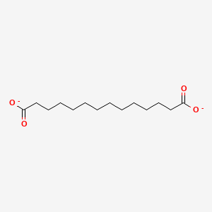 molecular formula C14H24O4-2 B1240563 Tetradecanedioate 