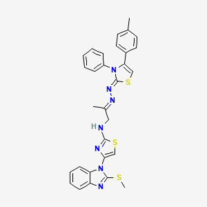 molecular formula C30H27N7S3 B12405639 Cox-2-IN-28 