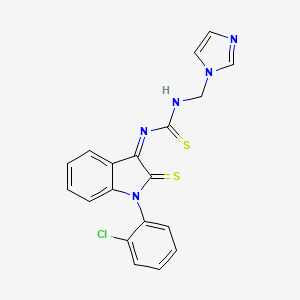 molecular formula C19H14ClN5S2 B12405648 Cox-2/PI3K-IN-1 