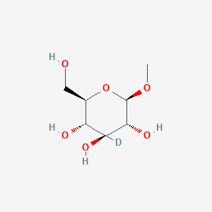 molecular formula C7H14O6 B12405676 Methyl |A-D-glucopyranoside-d1 