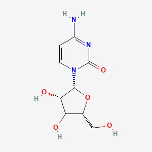 molecular formula C9H13N3O5 B12405693 4-amino-1-[(2R,3S,5R)-3,4-dihydroxy-5-(hydroxymethyl)oxolan-2-yl]pyrimidin-2-one 