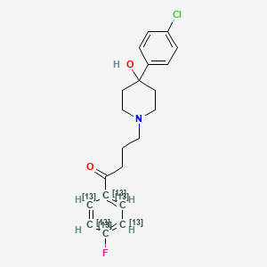 molecular formula C21H23ClFNO2 B12405696 Haloperidol-13C6 