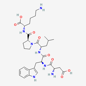 molecular formula C32H47N7O8 B12405713 Cyclic PSAP peptide 