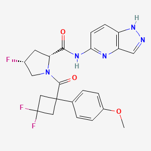 molecular formula C23H22F3N5O3 B12405749 Ep300/CREBBP-IN-4 