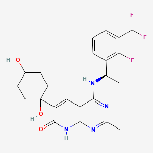 molecular formula C23H25F3N4O3 B12405787 Sos1-IN-7 