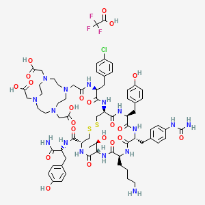 molecular formula C71H94ClF3N16O21S2 B12405802 Dota-LM3 (tfa) 