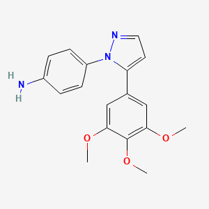 molecular formula C18H19N3O3 B12405819 Tubulin inhibitor 32 