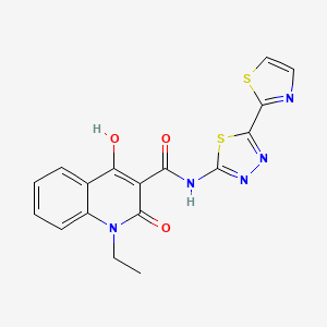 molecular formula C17H13N5O3S2 B12405859 Antibacterial agent 98 