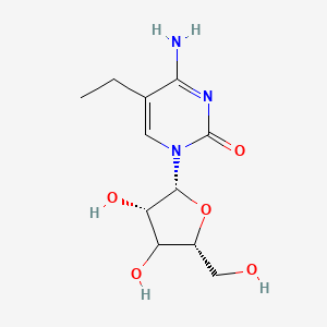 4-amino-1-[(2R,3S,5R)-3,4-dihydroxy-5-(hydroxymethyl)oxolan-2-yl]-5-ethylpyrimidin-2-one