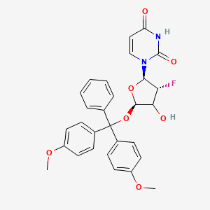 1-[(2R,3R,5S)-5-[bis(4-methoxyphenyl)-phenylmethoxy]-3-fluoro-4-hydroxyoxolan-2-yl]pyrimidine-2,4-dione