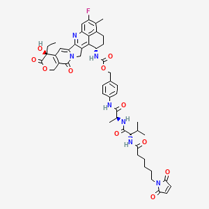 molecular formula C50H54FN7O11 B12405938 MC-VA-PAB-Exatecan 