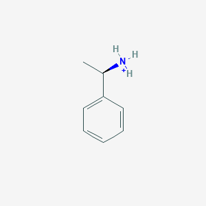 molecular formula C8H12N+ B1240594 (1r)-1-苯乙胺 