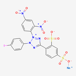 sodium;4-[2-(2,4-dinitrophenyl)-3-(4-iodophenyl)tetrazol-2-ium-5-yl]benzene-1,3-disulfonate