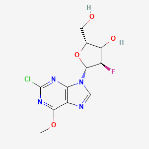 2-Chloro-9-(2-deoxy-2-fluoro-|A-D-arabinofuranosyl)-6-methoxy-9H-purine