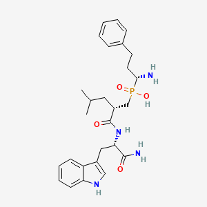 Nalpha-[(2s)-2-{[[(1r)-1-Amino-3-Phenylpropyl](Hydroxy)phosphoryl]methyl}-4-Methylpentanoyl]-L-Tryptophanamide