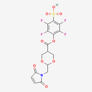 molecular formula C16H11F4NO9S B12406061 MDTF (free acid) 