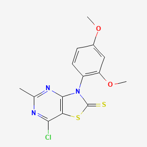 molecular formula C14H12ClN3O2S2 B12406073 CDK1/Cyc B-IN-1 