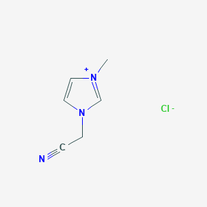 B124061 1-(Cyanomethyl)-3-methylimidazolium chloride CAS No. 154312-63-7