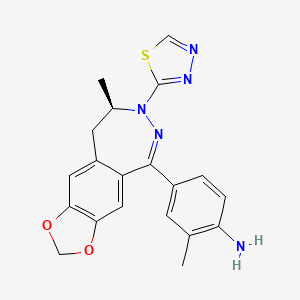 molecular formula C20H19N5O2S B12406105 AMPA receptor antagonist-3 