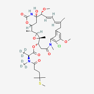 molecular formula C39H56ClN3O10S B12406132 Maytansinoid DM4 impurity 3-d6 