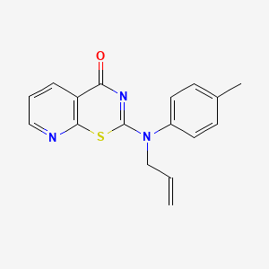 molecular formula C17H15N3OS B12406141 Neuronotoxicity-IN-1 