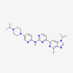 molecular formula C25H30FN9 B12406144 Cdk2/4/6-IN-2 