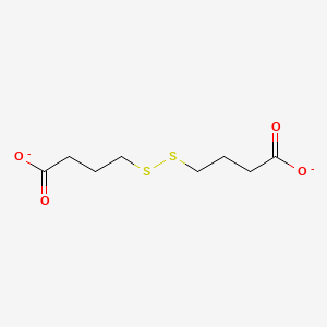 molecular formula C8H12O4S2-2 B1240616 4,4'-二硫代丁二酸酯 