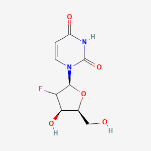 1-[(2S,4R,5S)-3-fluoro-4-hydroxy-5-(hydroxymethyl)oxolan-2-yl]pyrimidine-2,4-dione