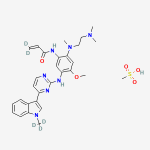 molecular formula C29H37N7O5S B12406192 7Cpn3dpx52 CAS No. 2403760-72-3