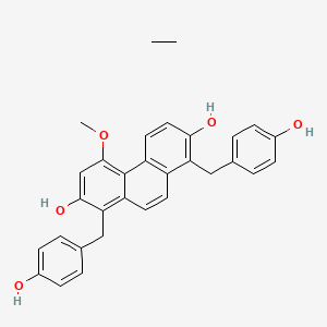 molecular formula C31H30O5 B12406205 BChE-IN-12 