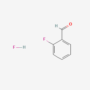 molecular formula C7H6F2O B12406259 2-Fluorobenzaldehyde;hydrofluoride 