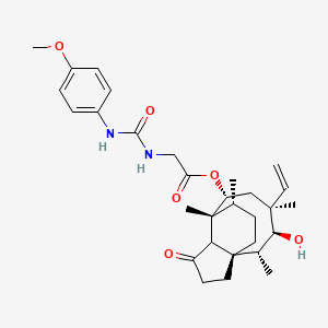 molecular formula C30H42N2O6 B12406291 Antibacterial agent 90 