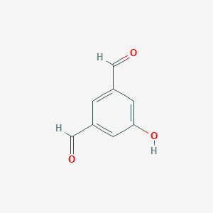 molecular formula C8H6O3 B124063 5-羟基-苯-1,3-二甲醛 CAS No. 144876-14-2