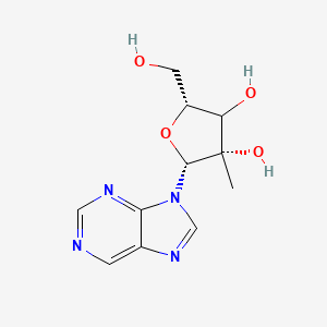 molecular formula C11H14N4O4 B12406313 9-(2-|A-C-Methyl-|A-D-ribofuranosyl)purine 