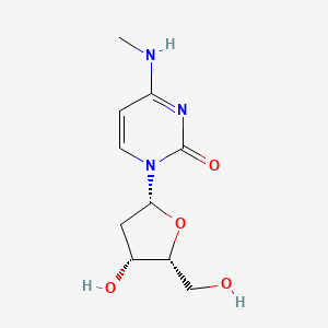 1-[(2R,4R,5R)-4-hydroxy-5-(hydroxymethyl)oxolan-2-yl]-4-(methylamino)pyrimidin-2-one