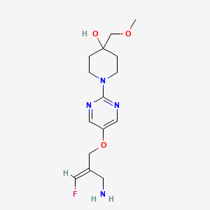 molecular formula C15H23FN4O3 B12406348 SSAO inhibitor-3 