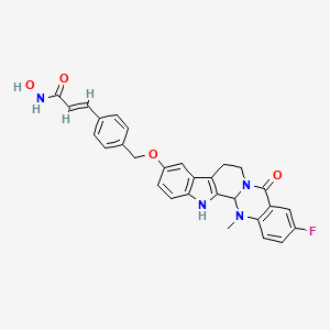 molecular formula C29H25FN4O4 B12406356 HDAC/Top-IN-1 