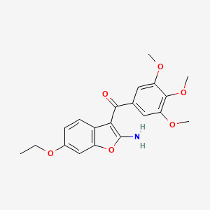 molecular formula C20H21NO6 B12406375 Tubulin polymerization-IN-13 