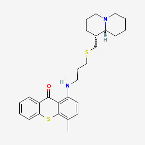 molecular formula C27H34N2OS2 B12406392 hBChE-IN-1 