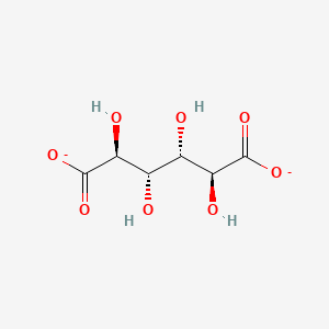 molecular formula C6H8O8-2 B1240640 D-甘露糖酸(2-) 